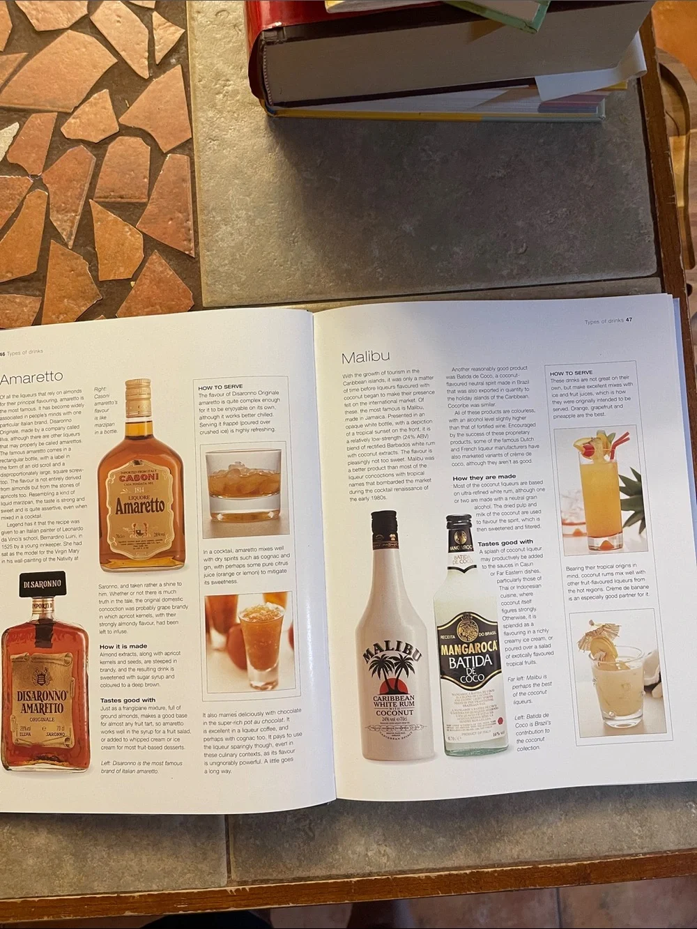The Ultimate Book of Cocktails by Stuart Walton - Blue Cover